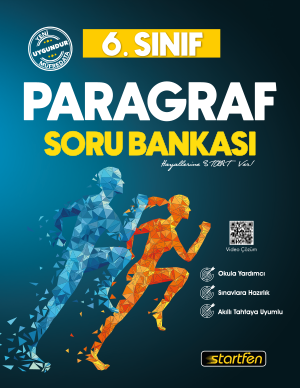 Startfen Yeni Nesil 6. Sınıf Paragraf Soru Bankası - Startfen Yayınları kitap kapağı