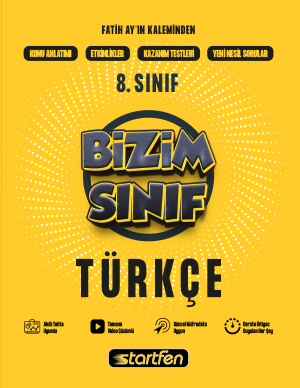 Startfen Yayınları 8. Sınıf Bizim Sınıf Türkçe Etkinlikli Soru Bankası - Startfen Yayınları kitap kapağı