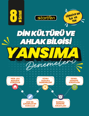 Startfen Yayınları 8. Sınıf Din Kültürü Yansıma Denemeleri - Startfen Yayınları kitap kapağı