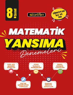 Startfen Yayınları 8. Sınıf Matematik Yansıma Denemeleri - Startfen Yayınları kitap kapağı