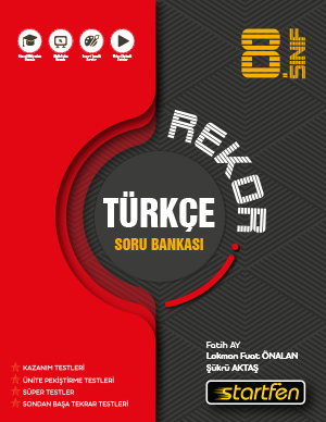 Startfen Yayınları 8. Sınıf Türkçe Rekor Soru Bankası - Startfen Yayınları kitap kapağı