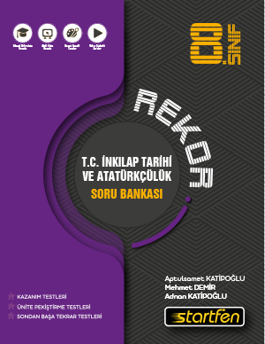 Startfen Yayınları 8. Sınıf İnkılap Tarihi Rekor Soru Bankası - Startfen Yayınları kitap kapağı