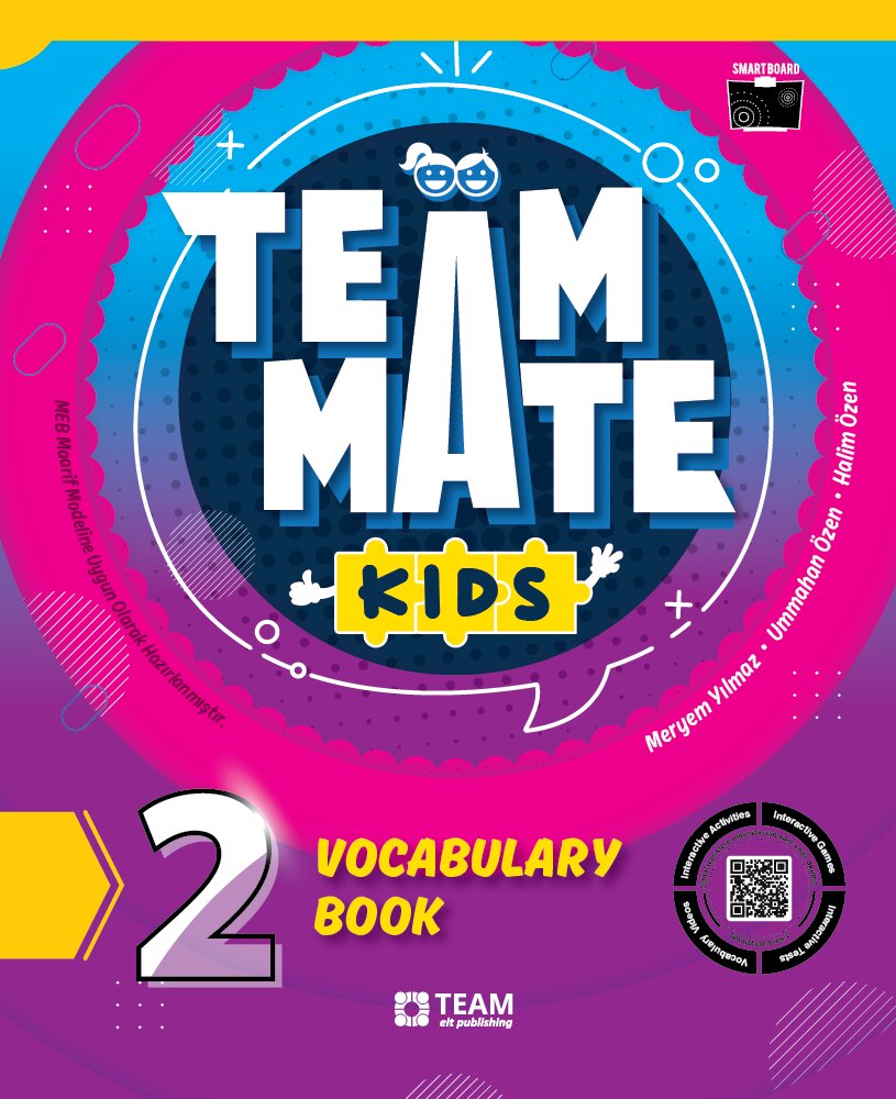 Team Elt Publishing TeamMate Kids 2 Vocabulary Book - Team Elt Publishing kitap kapağı
