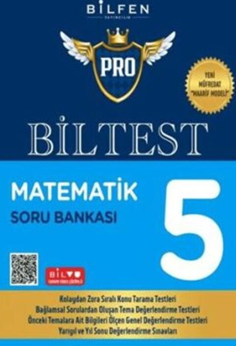 5. Sınıf Matematik Biltest Soru Bankası - BİLFEN YAYINCILIK kitap kapağı