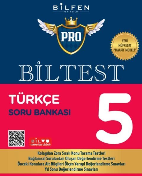 5. Sınıf Türkçe Biltest Pro Soru Bankası - BİLFEN YAYINCILIK kitap kapağı