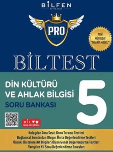 5. Sınıf Din Kültürü ve Ahlak Bilgisi Biltest Soru Bankası - BİLFEN YAYINCILIK kitap kapağı