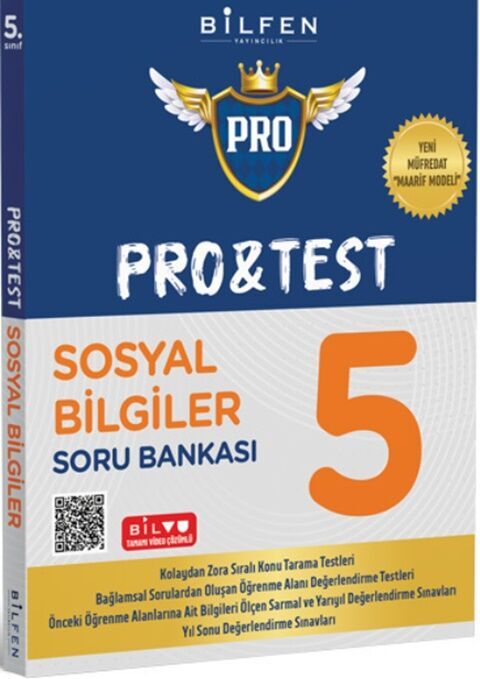 5. Sınıf Sosyal Bilgiler Protest Soru Bankası - BİLFEN YAYINCILIK kitap kapağı