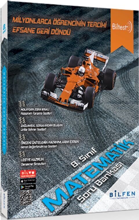 8. Sınıf Matematik Biltest Soru Bankası - BİLFEN YAYINCILIK kitap kapağı