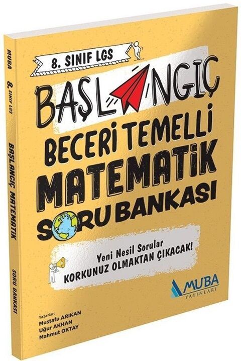 8. Sınıf LGS Matematik Başlangıç Beceri Temelli Soru Bankası - Muba Yayınları kitap kapağı