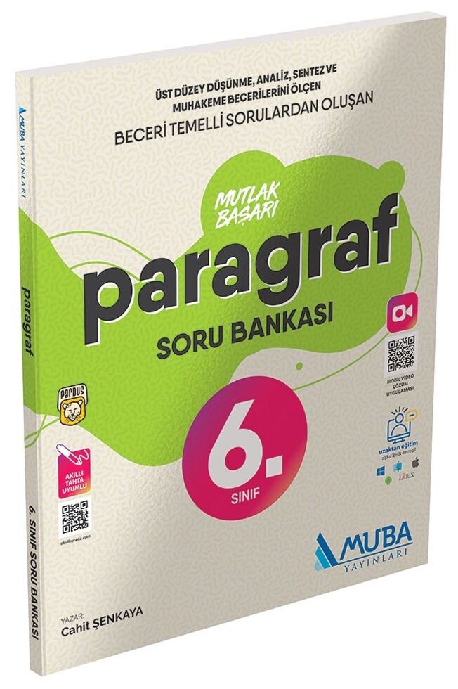 6. Sınıf Paragraf Mutlak Başarı Soru Bankası - Muba Yayınları kitap kapağı