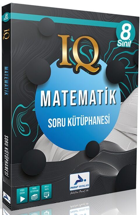 8. Sınıf LGS Matematik IQ Soru Kütüphanesi - Paraf Yayınları kitap kapağı