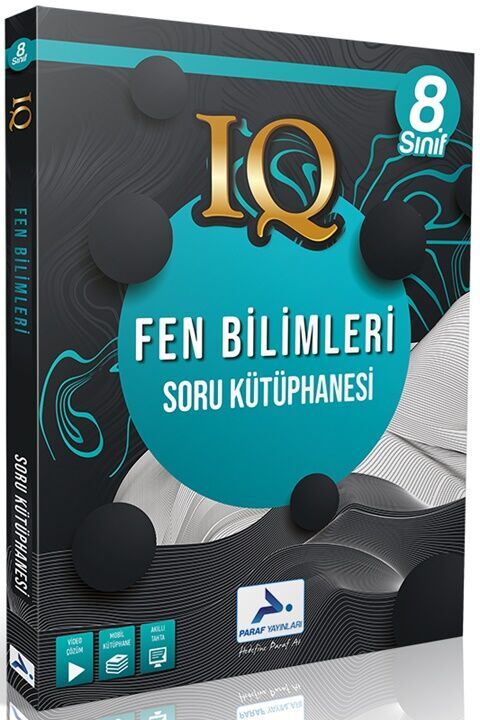 8. Sınıf LGS Fen Bilimleri IQ Soru Kütüphanesi - Paraf Yayınları kitap kapağı