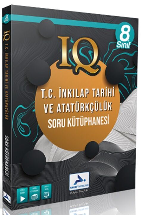 8. Sınıf LGS T.C. İnkılap Tarihi ve Atatürkçülük IQ Soru Kütüphanesi - Paraf Yayınları kitap kapağı