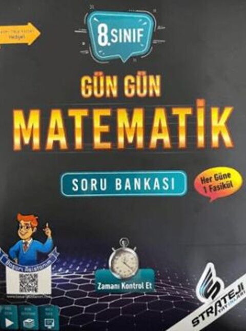 8. Sınıf Matematik Gün Gün Soru Bankası - Strateji Yayınları kitap kapağı