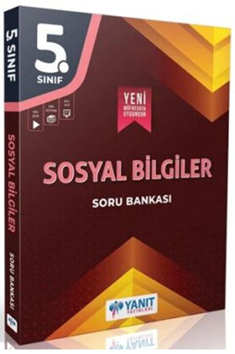 5. Sınıf Sosyal Bilgiler Soru Bankası - Yanıt Yayınları kitap kapağı