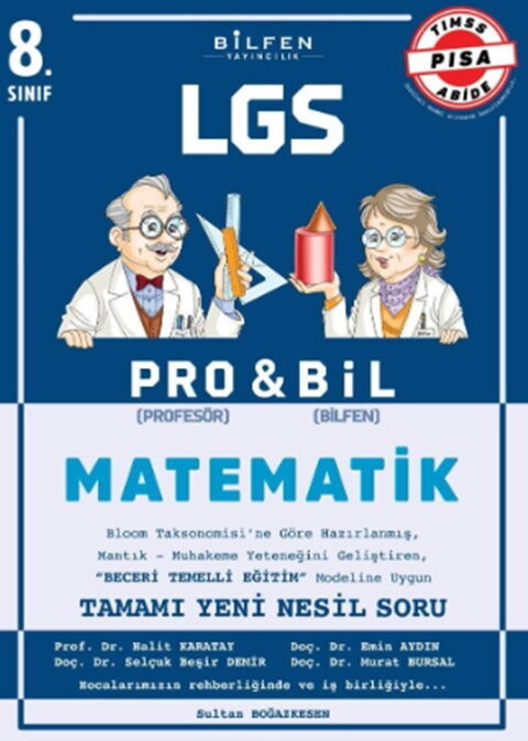 8. Sınıf LGS Matematik Probil Soru Bankası - BİLFEN YAYINCILIK kitap kapağı