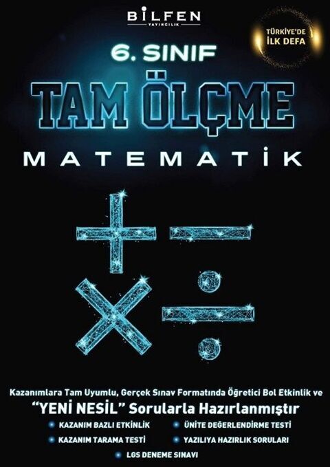 6. Sınıf Matematik Tam Ölçme Soru Bankası - BİLFEN YAYINCILIK kitap kapağı