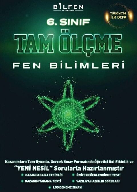 6. Sınıf Fen Bilimleri Tam Ölçme Soru Bankası - BİLFEN YAYINCILIK kitap kapağı