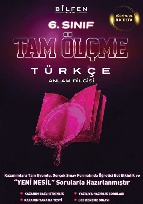 6. Sınıf Türkçe Tam Ölçme Soru Bankası - BİLFEN YAYINCILIK kitap kapağı