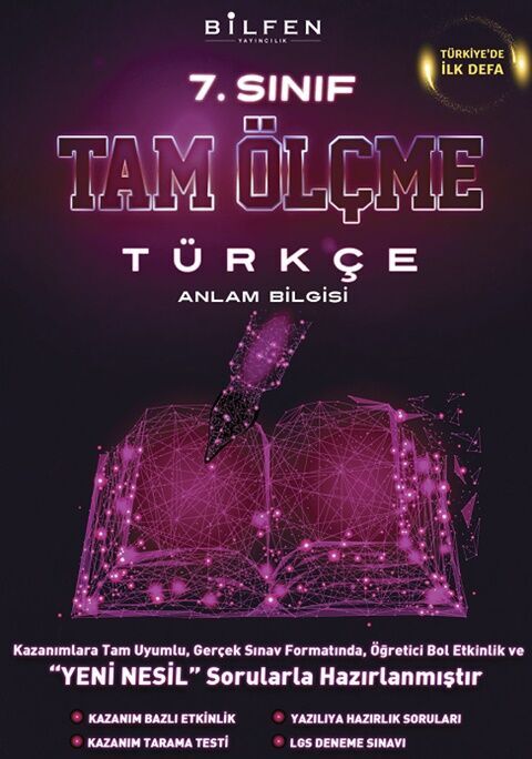 8. Sınıf Türkçe Tam Ölçme Soru Bankası - BİLFEN YAYINCILIK kitap kapağı