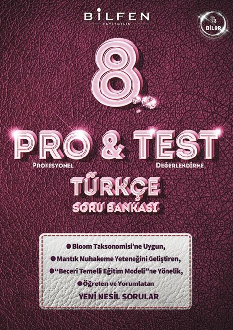 8. Sınıf Türkçe ProTest Soru Bankası - BİLFEN YAYINCILIK kitap kapağı