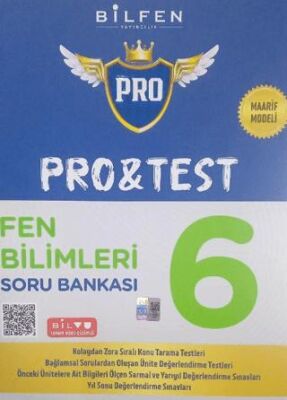 6. Sınıf Pro Test Fen Bilimleri Soru Bankası - BİLFEN YAYINCILIK kitap kapağı