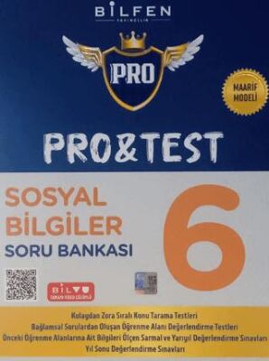 6. Sınıf Pro Test Sosyal Bilgiler - BİLFEN YAYINCILIK kitap kapağı