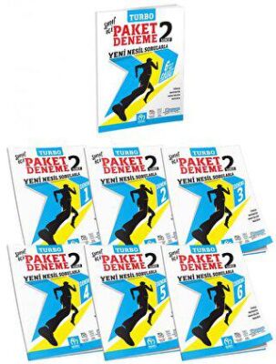 2. Sınıf Turbo Paket Deneme Yeni Nesil Sorularla 6 Deneme - Model Eğitim Yayınları kitap kapağı