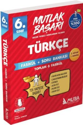 6. Sınıf Türkçe Fasikül + Soru Bankası - Muba Yayınları kitap kapağı