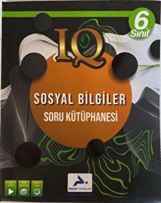 6. Sınıf Sosyal Bilgiler Soru Kütüphanesi - Paraf Yayınları kitap kapağı