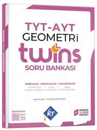 2027 TYT - AYT Twins Geometri Soru Bankası - KR Akademi kitap kapağı