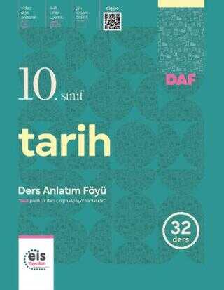 10. Sınıf Tarih Ders Anlatım Föyü - EİS Yayınları kitap kapağı