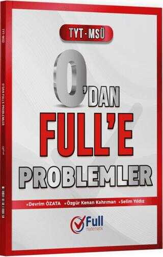 TYT MSÜ 0'dan Full'e Problemler Soru Bankası - Full Matematik Yayınları kitap kapağı
