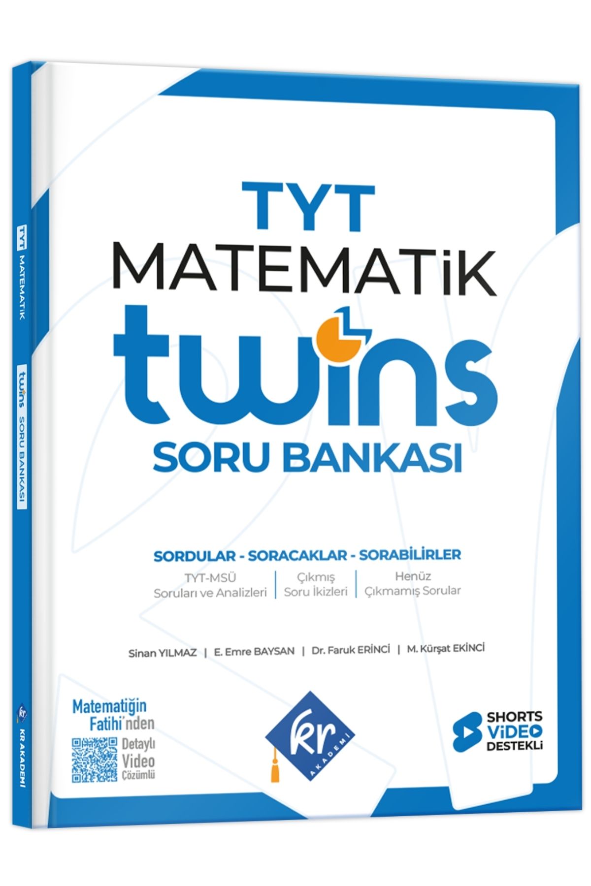 2027 TYT Twins Matematik Soru Bankası KR Akademi Yayınları - KR Akademi kitap kapağı