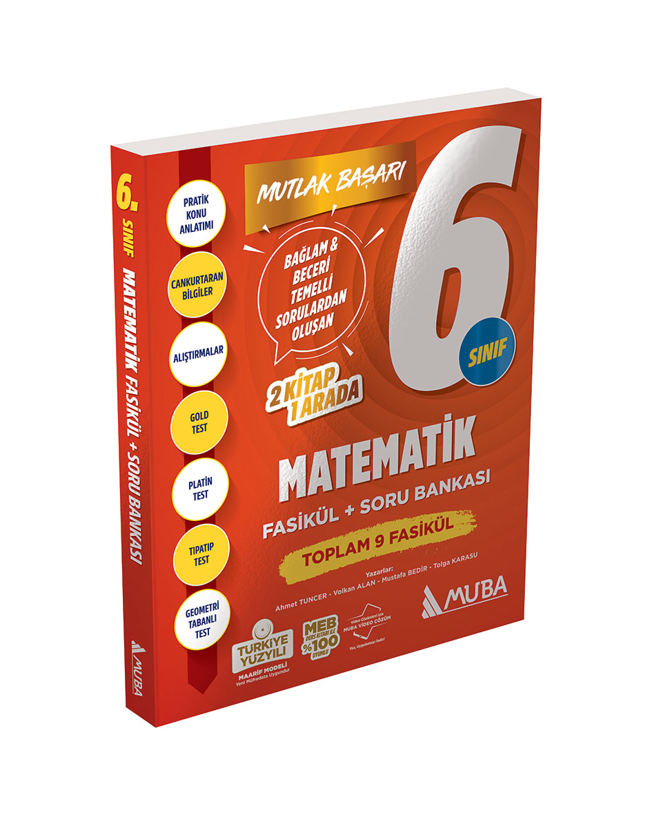 MB 6. Sınıf Matematik Fasikül + Soru Bankası - Muba Yayınları kitap kapağı