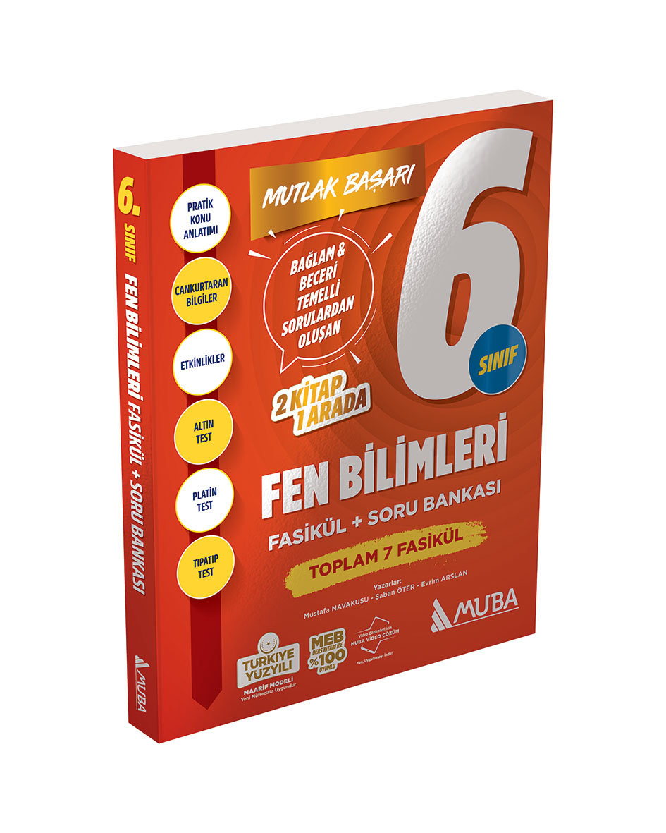 MB 6. Sınıf Fen Bilimleri Fasikül + Soru Bankası - Muba Yayınları kitap kapağı