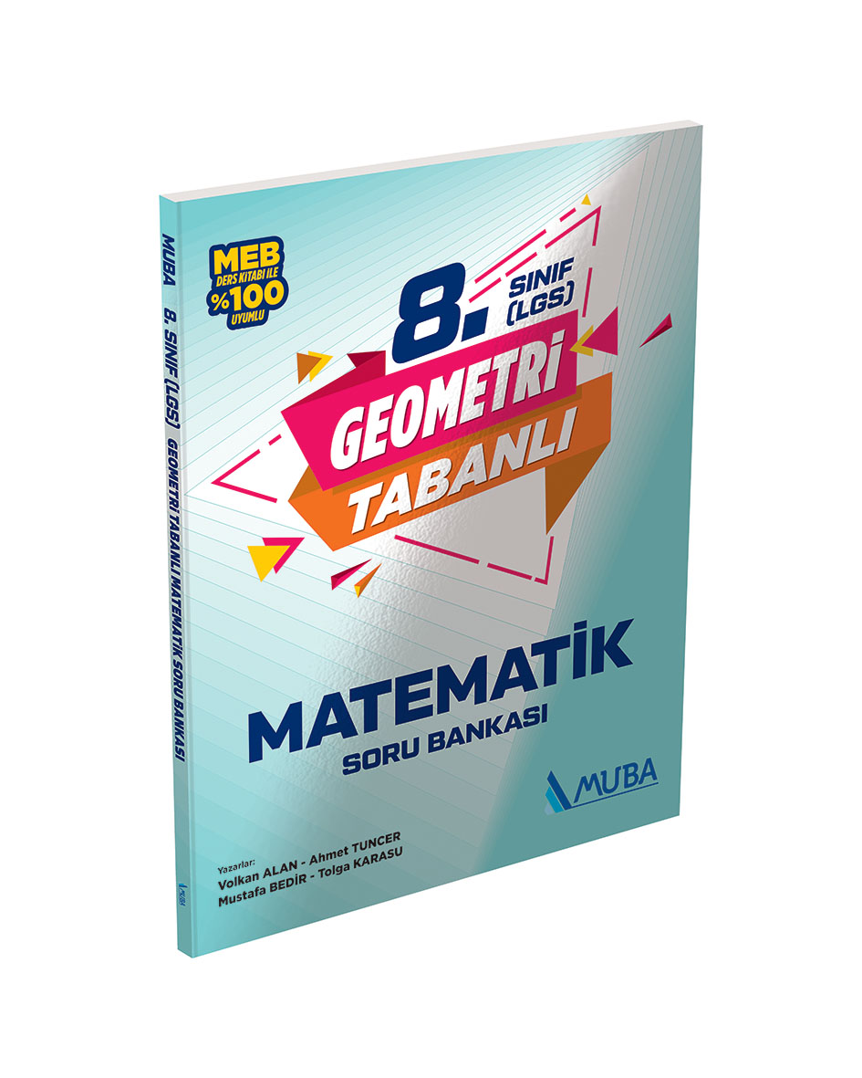 8. Sınıf Geometri Tabanlı Matematik Soru Bankası - Muba Yayınları kitap kapağı