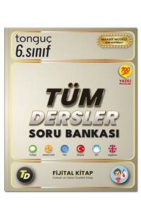 6. Sınıf Tüm Dersler Soru Bankası - Tonguç Akademi kitap kapağı