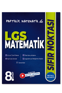 Partikül Matematik ile 8. Sınıf LGS Matematik Sıfır Noktası - Tonguç Akademi kitap kapağı