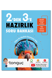 2'den 3'e Hazırlık Kitabı - Tonguç Akademi kitap kapağı
