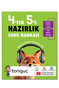 4'ten 5'e Hazırlık Kitabı - Tonguç Akademi kitap kapağı