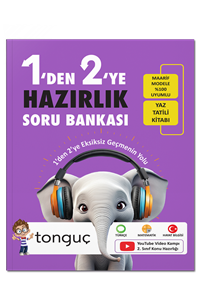 1'den 2'ye Hazırlık Kitabı - Tonguç Akademi kitap kapağı