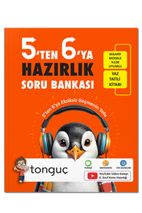 5'ten 6'ya Hazırlık Kitabı - Tonguç Akademi kitap kapağı