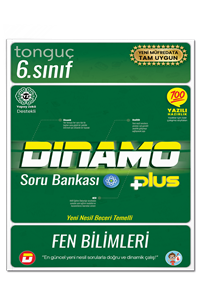 6. Sınıf Dinamo Fen Bilimleri Soru Bankası - Tonguç Akademi kitap kapağı