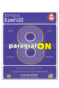 LGS ParagrafON Soru Bankası - Tonguç Akademi kitap kapağı