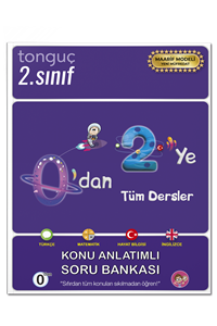0'dan 2'ye Konu Anlatımlı Soru Bankası - Tonguç Akademi kitap kapağı