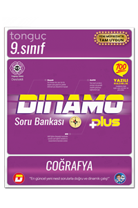 9. Sınıf Dinamo Coğrafya Soru Bankası - Tonguç Akademi kitap kapağı
