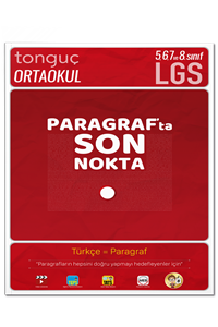 Paragrafta Son Nokta - 5,6,7. Sınıf ve LGS - Tonguç Akademi kitap kapağı