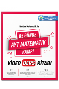 65 Günde AYT Matematik Video Ders Kitabı - Tonguç Akademi kitap kapağı
