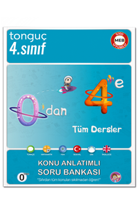 0'dan 4'e Konu Anlatımlı Soru Bankası - Tonguç Akademi kitap kapağı